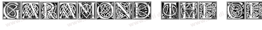 GARAMOND THE CELTIC字体转换